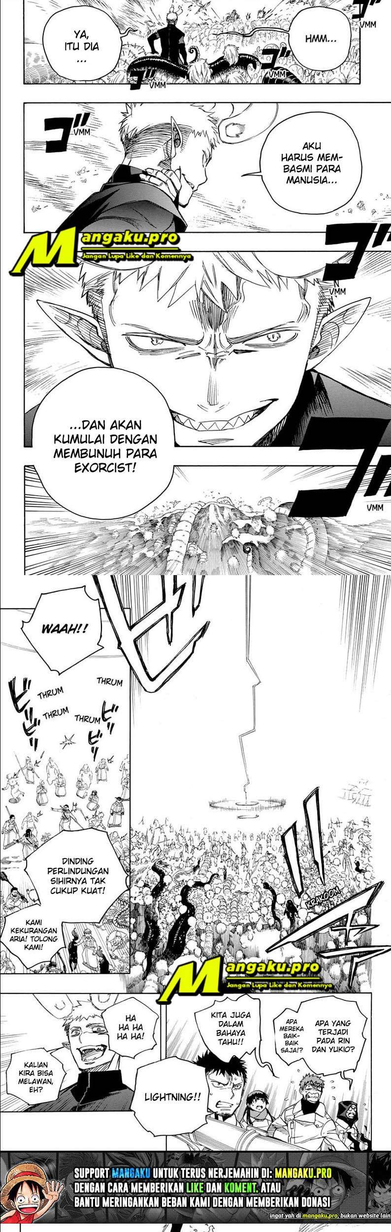 Ao no Exorcist Chapter 130.1 Gambar 10