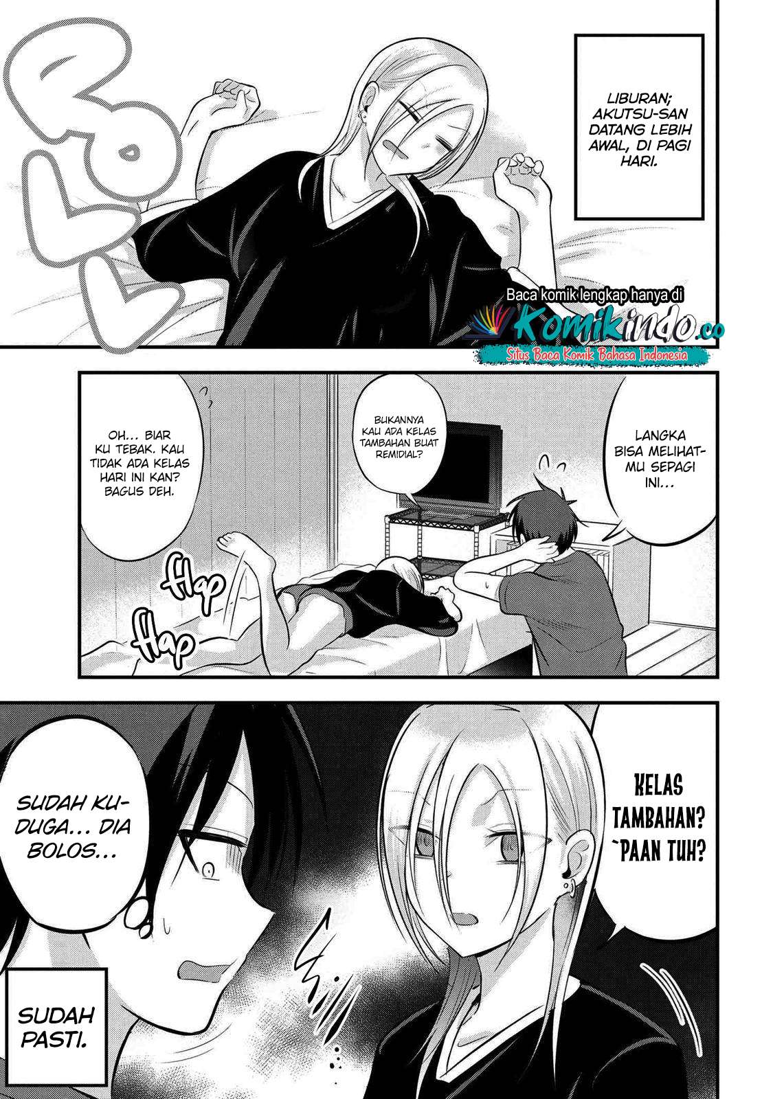 Manga Please Go Home, Akutsu-san! Chapter 71 gambar nomor 2