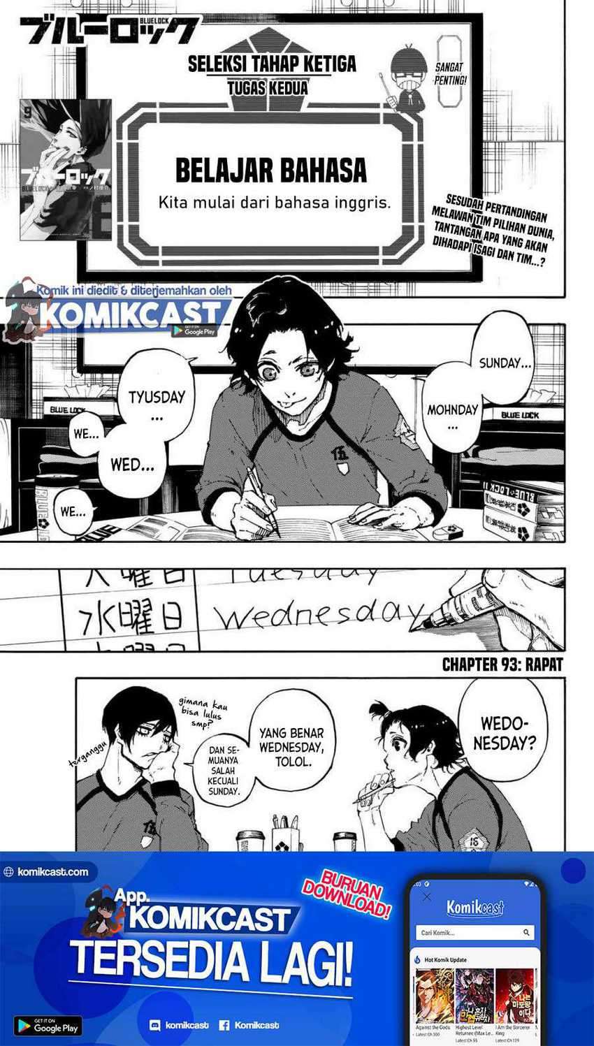 Manga Blue Lock Chapter 93 gambar nomor 2