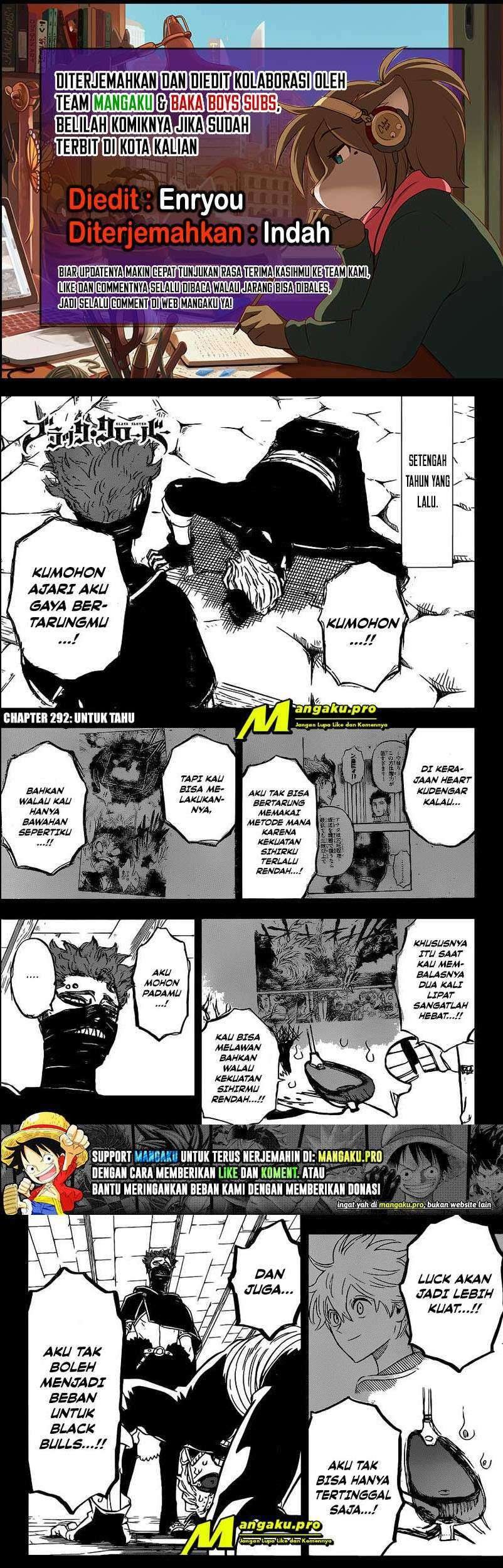 Komik Black Clover Chapter 292 gambar nomor 1