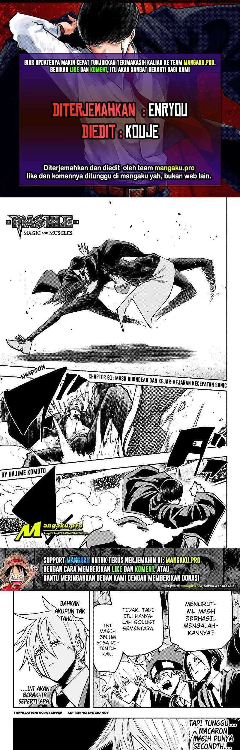 Komik Mashle: Magic and Muscles Chapter 61 gambar nomor 1