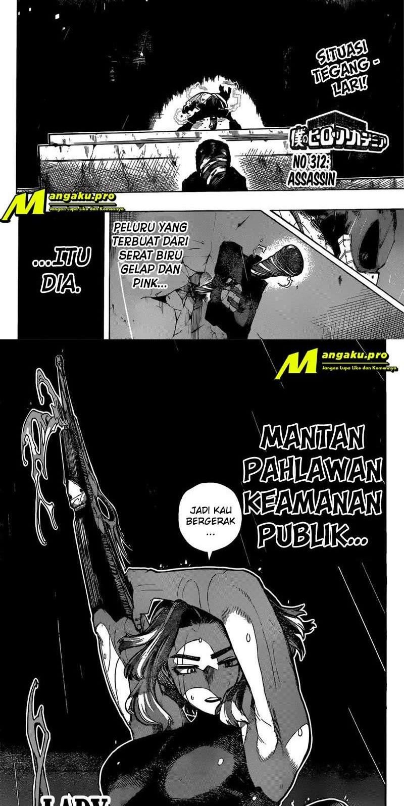 Manga Boku no Hero Academia Chapter 312 gambar nomor 2