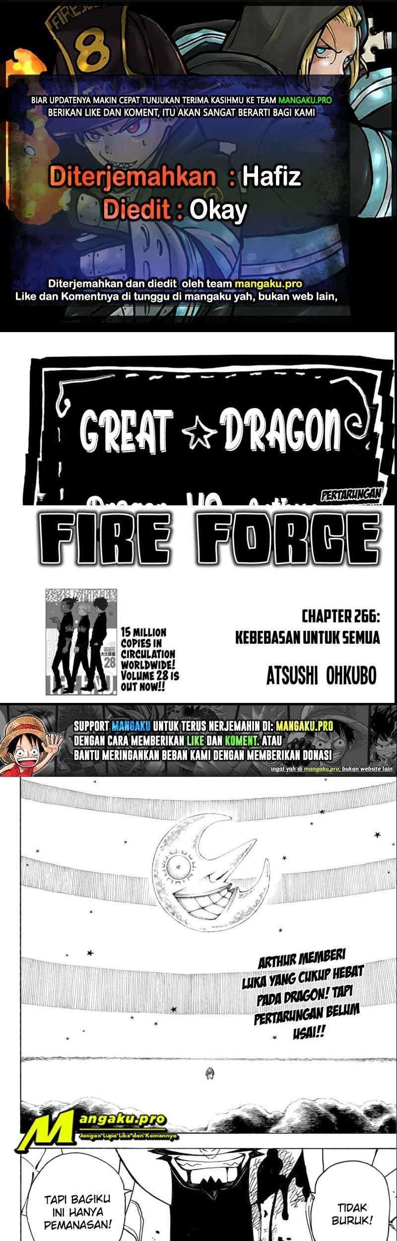 Komik Fire Brigade of Flames Chapter 266 gambar nomor 1
