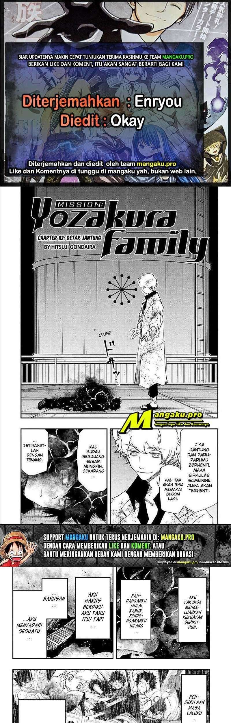 Komik Mission: Yozakura Family Chapter 82 gambar nomor 1