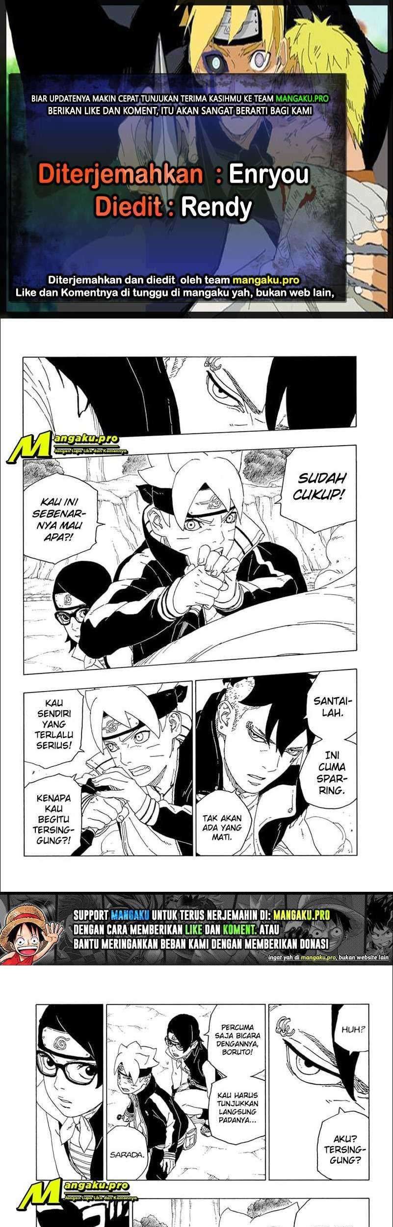 Komik Boruto Chapter 58.2 gambar nomor 1