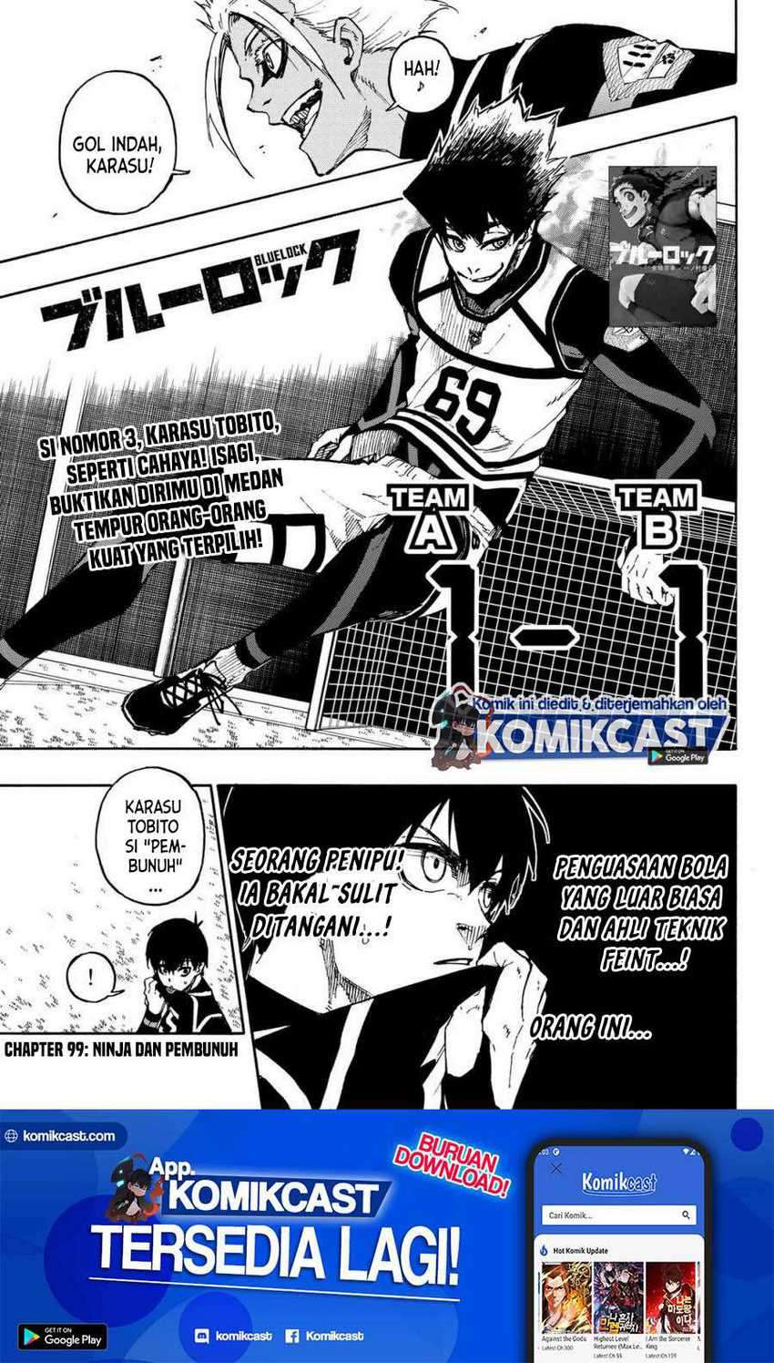 Manga Blue Lock Chapter 99 gambar nomor 2