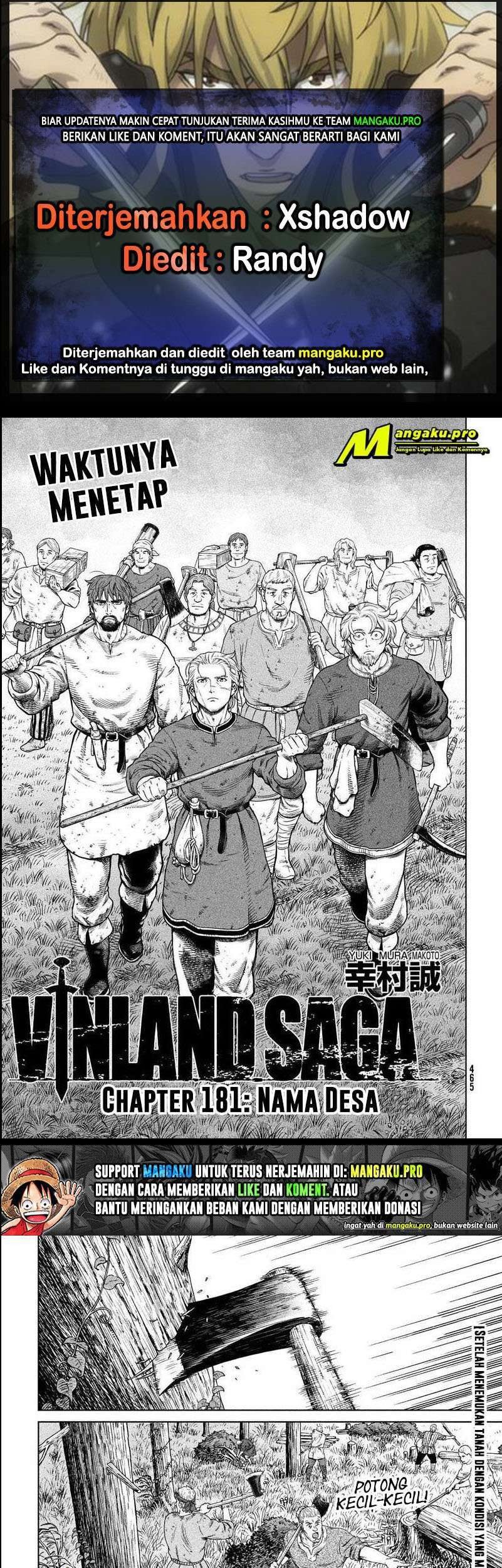 Komik Vinland Saga Chapter 181 gambar nomor 1