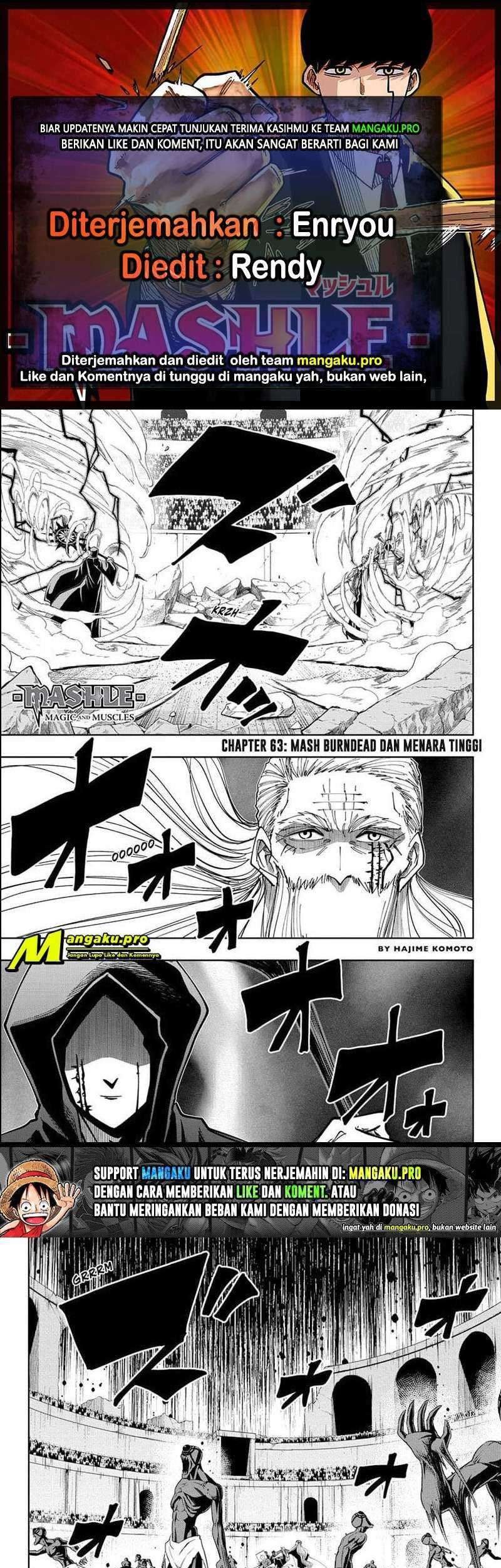 Komik Mashle: Magic and Muscles Chapter 63 gambar nomor 1