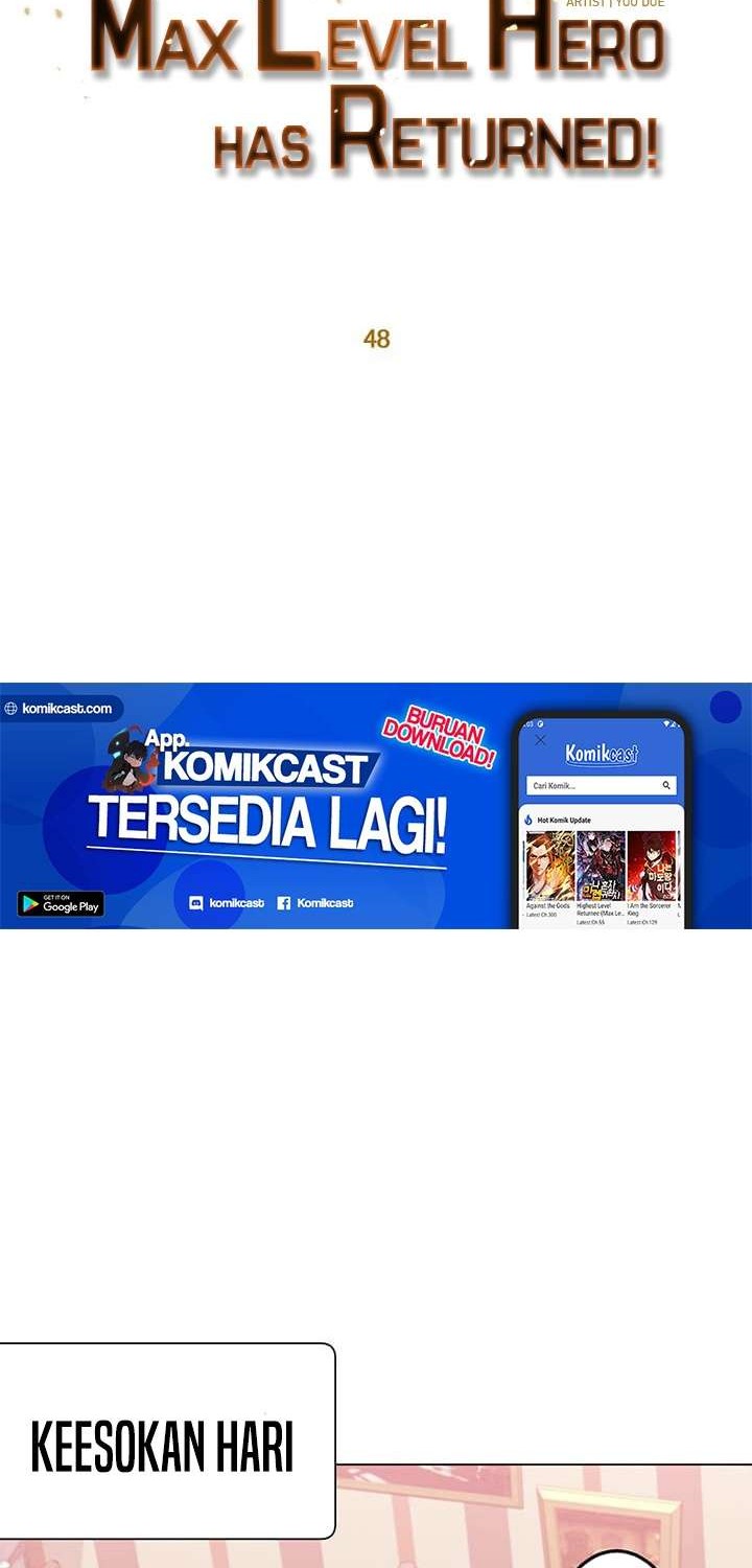 The MAX leveled hero will return! Chapter 48 Gambar 42