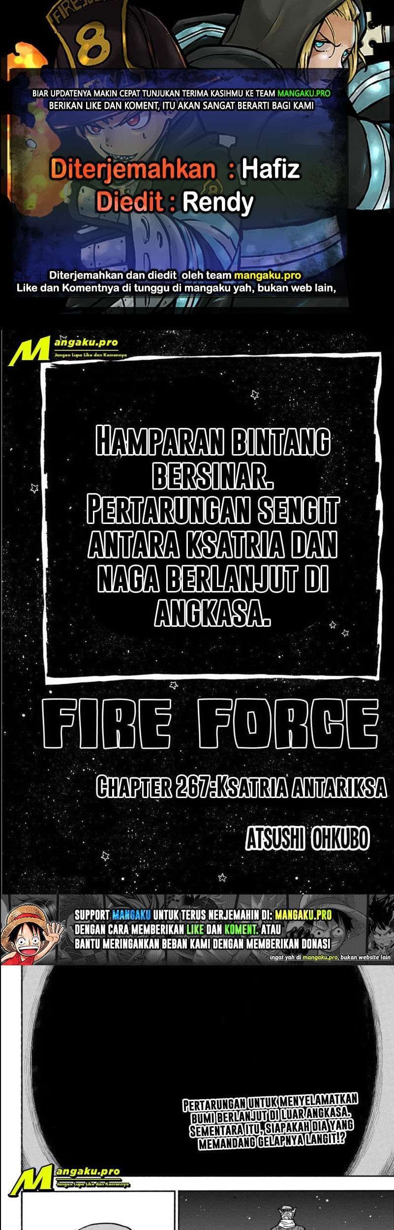 Komik Fire Brigade of Flames Chapter 267 gambar nomor 1