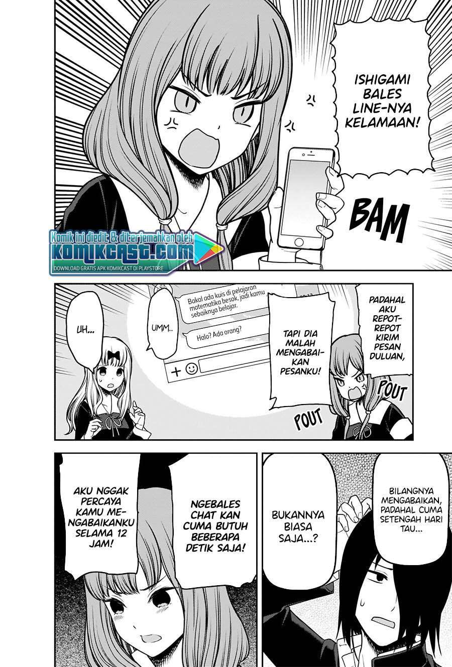 Manga Kaguya-sama wa Kokurasetai – Tensai-tachi no Renai Zunousen Chapter 228 gambar nomor 2