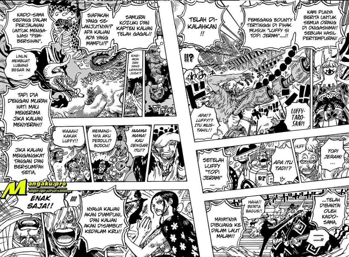 One Piece Chapter 1014 Gambar 6
