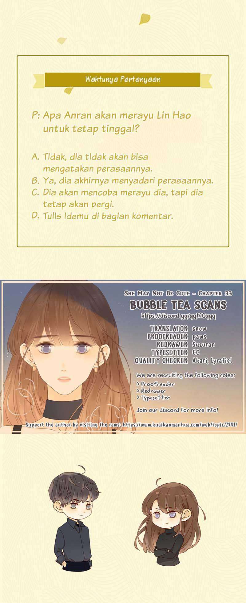 She May Not Be Cute Chapter 33 Gambar 29