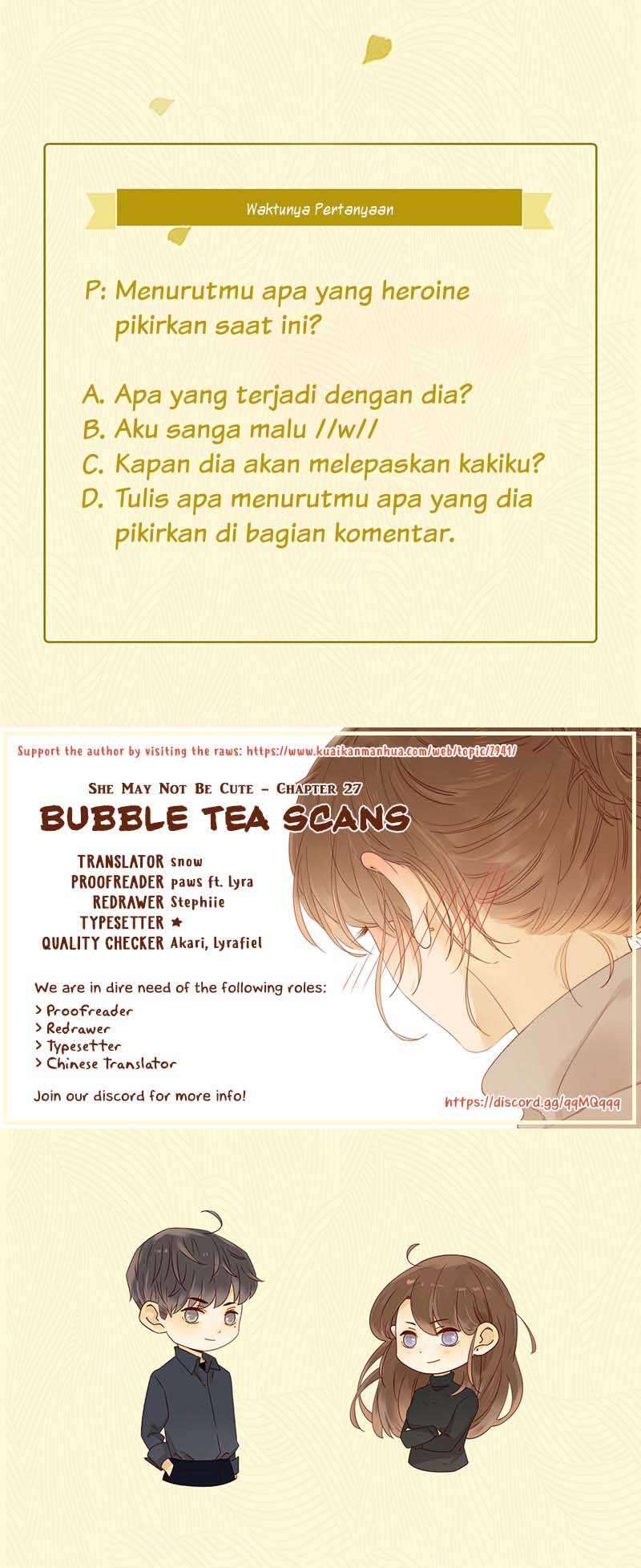 She May Not Be Cute Chapter 27 Gambar 43