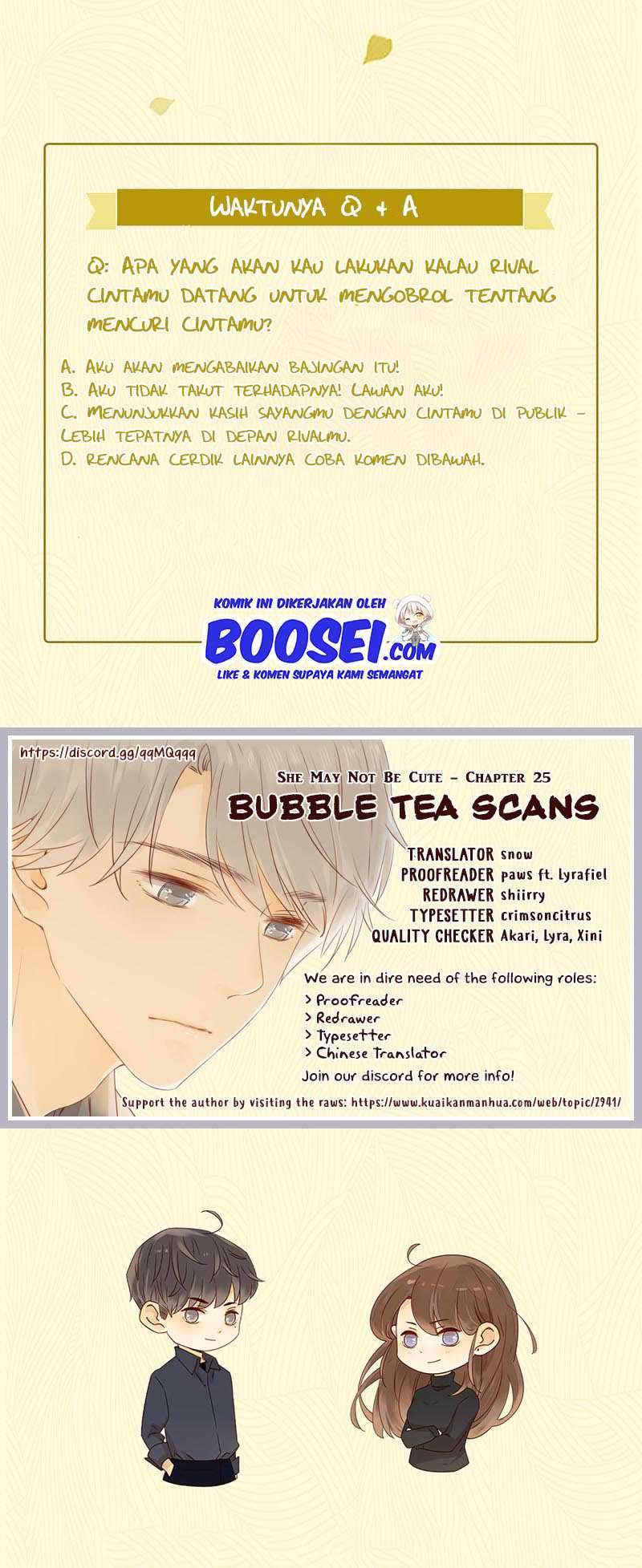 She May Not Be Cute Chapter 25 Gambar 36