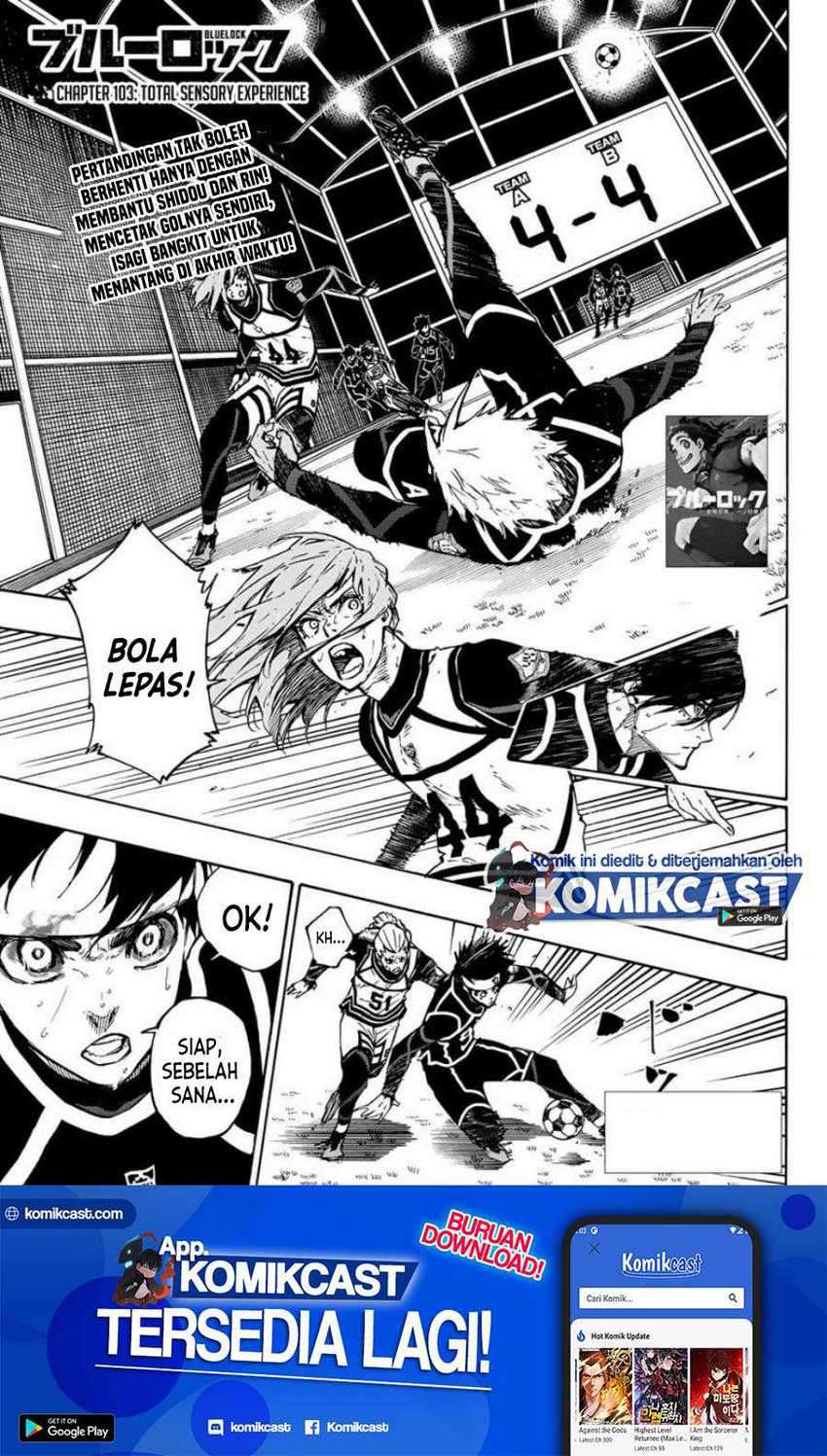 Manga Blue Lock Chapter 103 gambar nomor 2