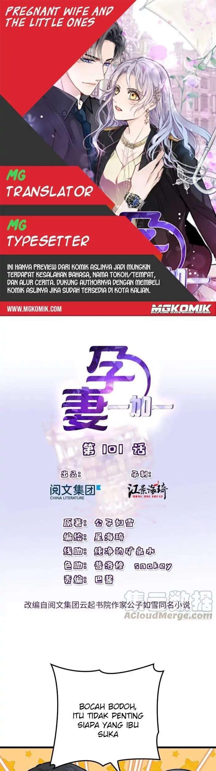 Komik Pregnant Wife, One Plus One Chapter 101 gambar nomor 1