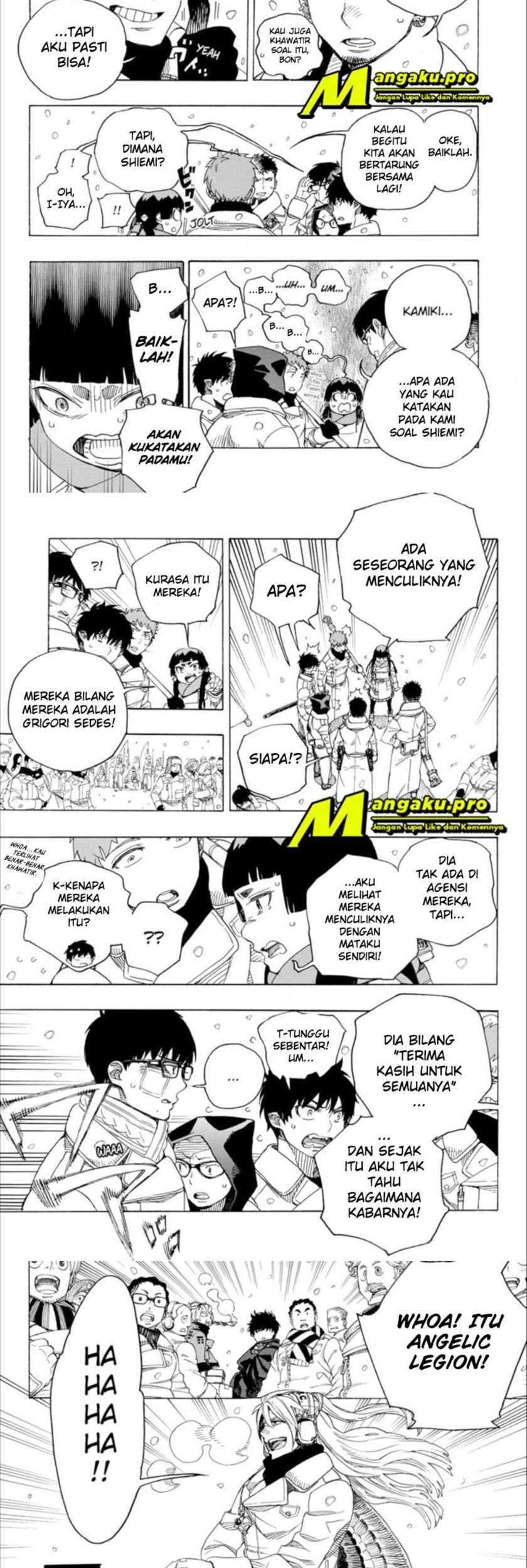 Ao no Exorcist Chapter 131.2 Gambar 5