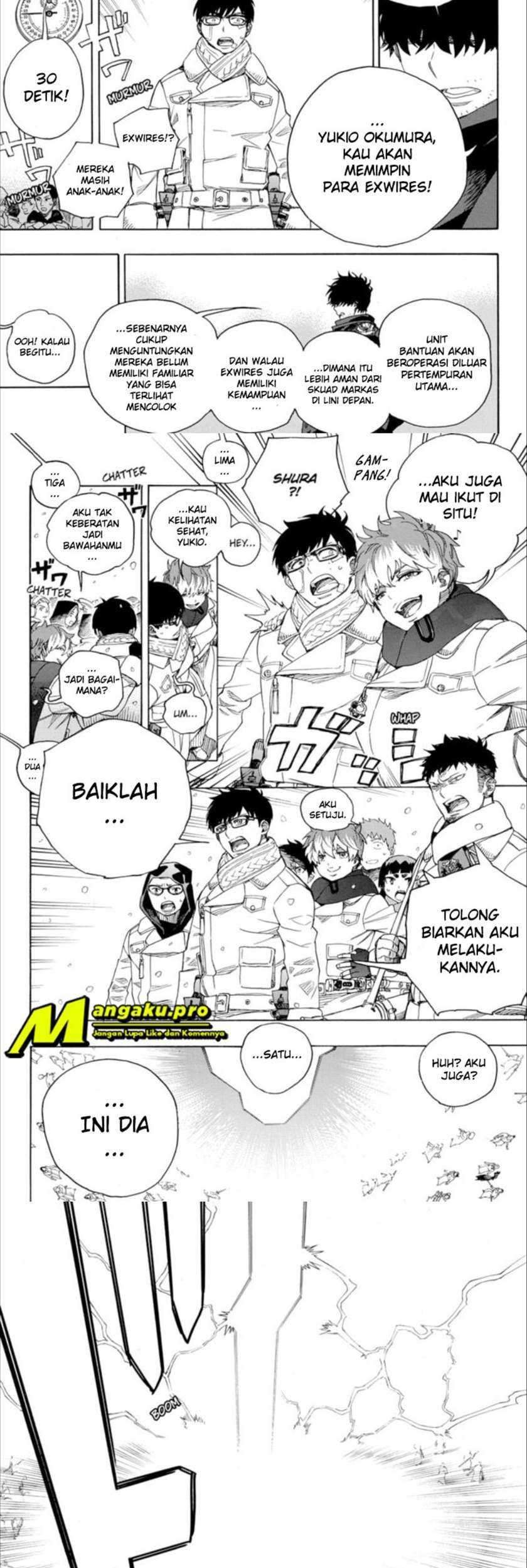 Ao no Exorcist Chapter 131.2 Gambar 11