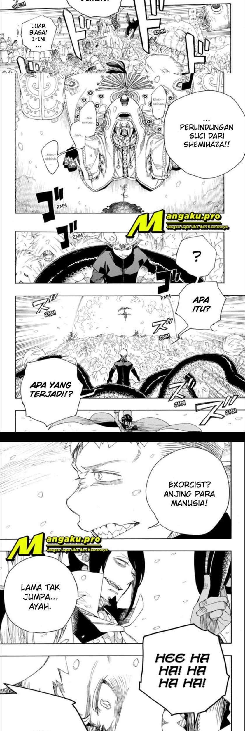 Ao no Exorcist Chapter 131.2 Gambar 13