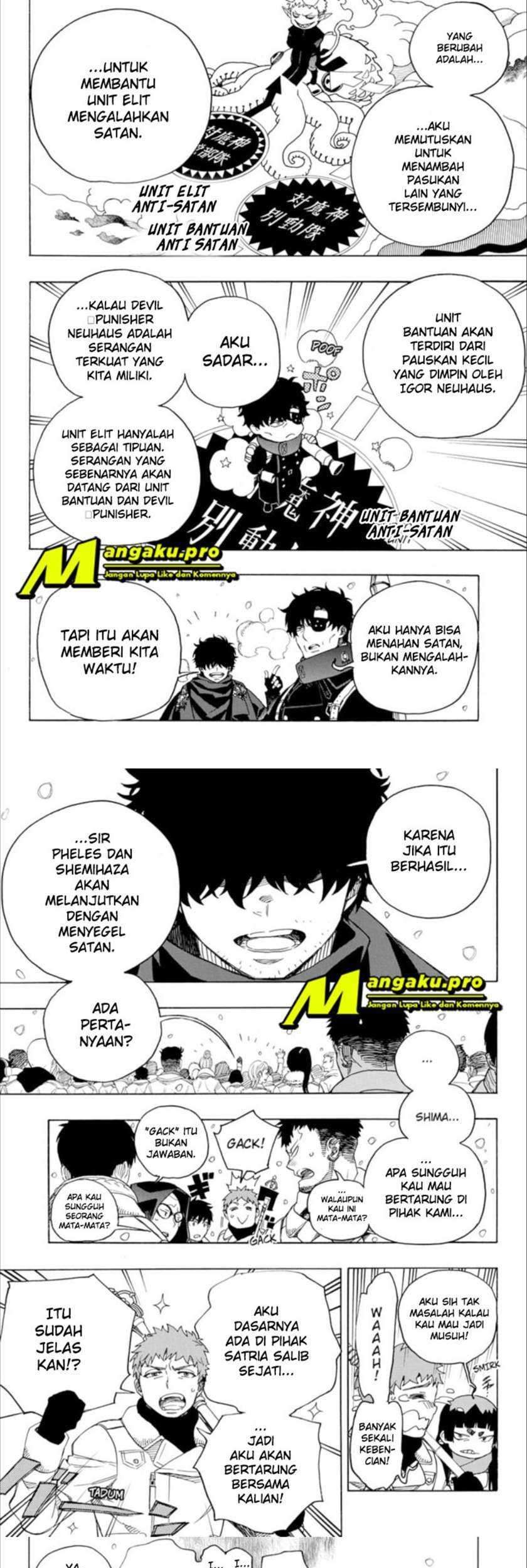 Ao no Exorcist Chapter 131.2 Gambar 3