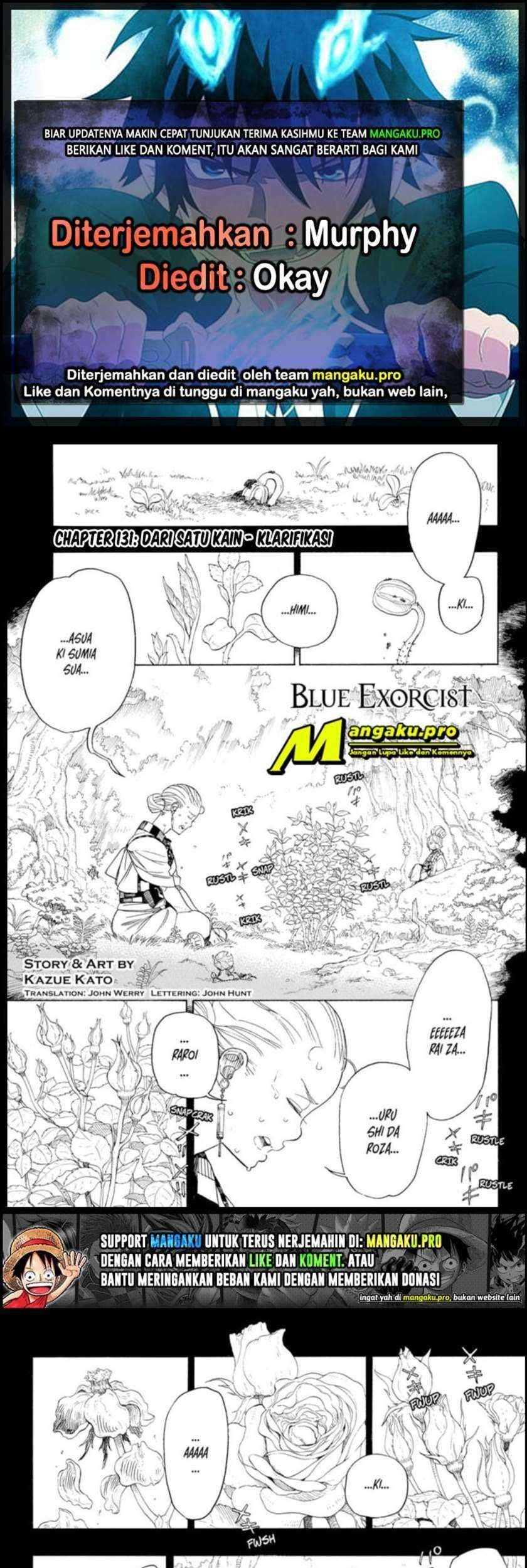 Komik Ao no Exorcist Chapter 131.1 gambar nomor 1