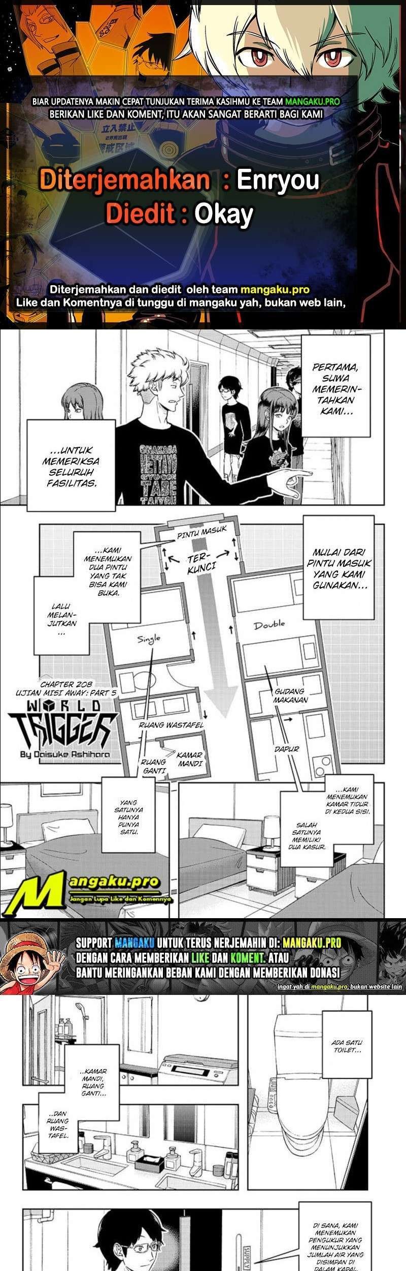 Komik World Trigger Chapter 208 gambar nomor 1