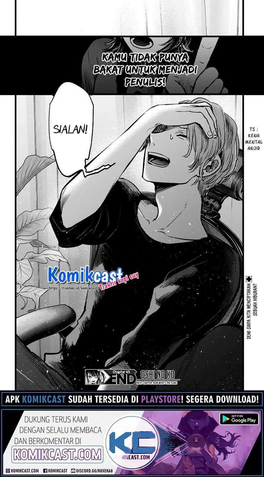 Oshi no Ko Chapter 45 Gambar 21