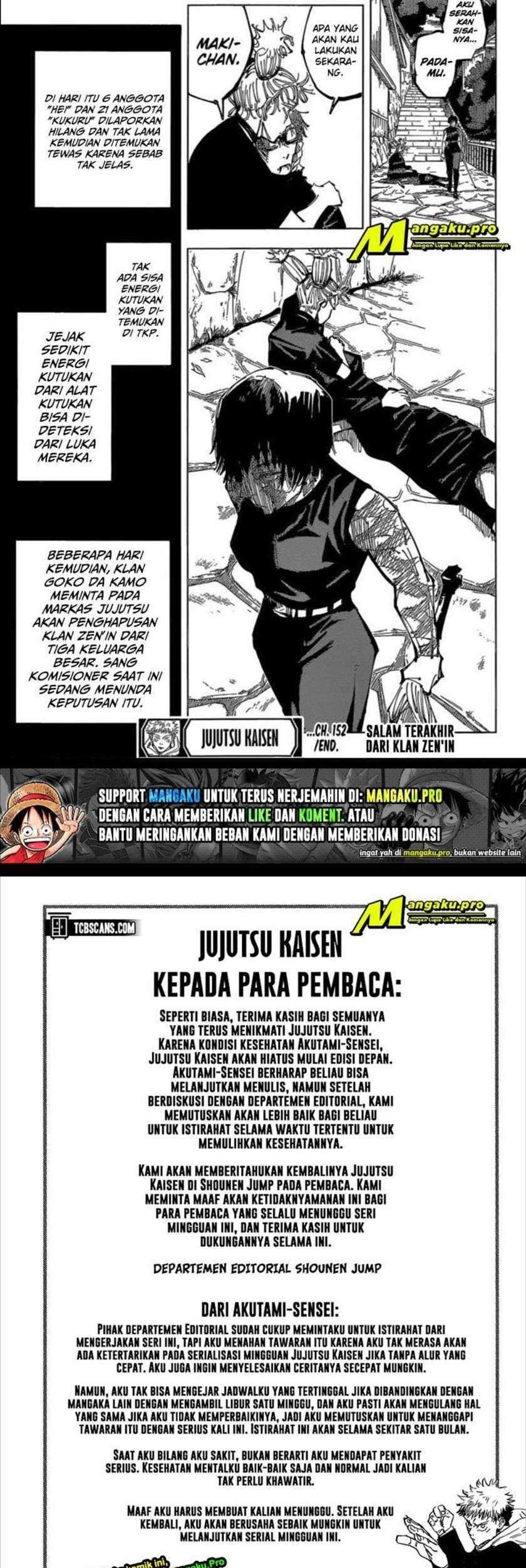Jujutsu Kaisen Chapter 152 Gambar 9