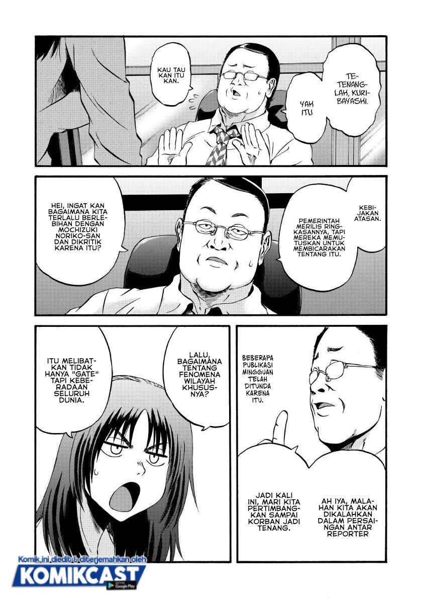 Gate – Jietai Kare no Chi nite Kaku Tatakeri Chapter 103 Gambar 11