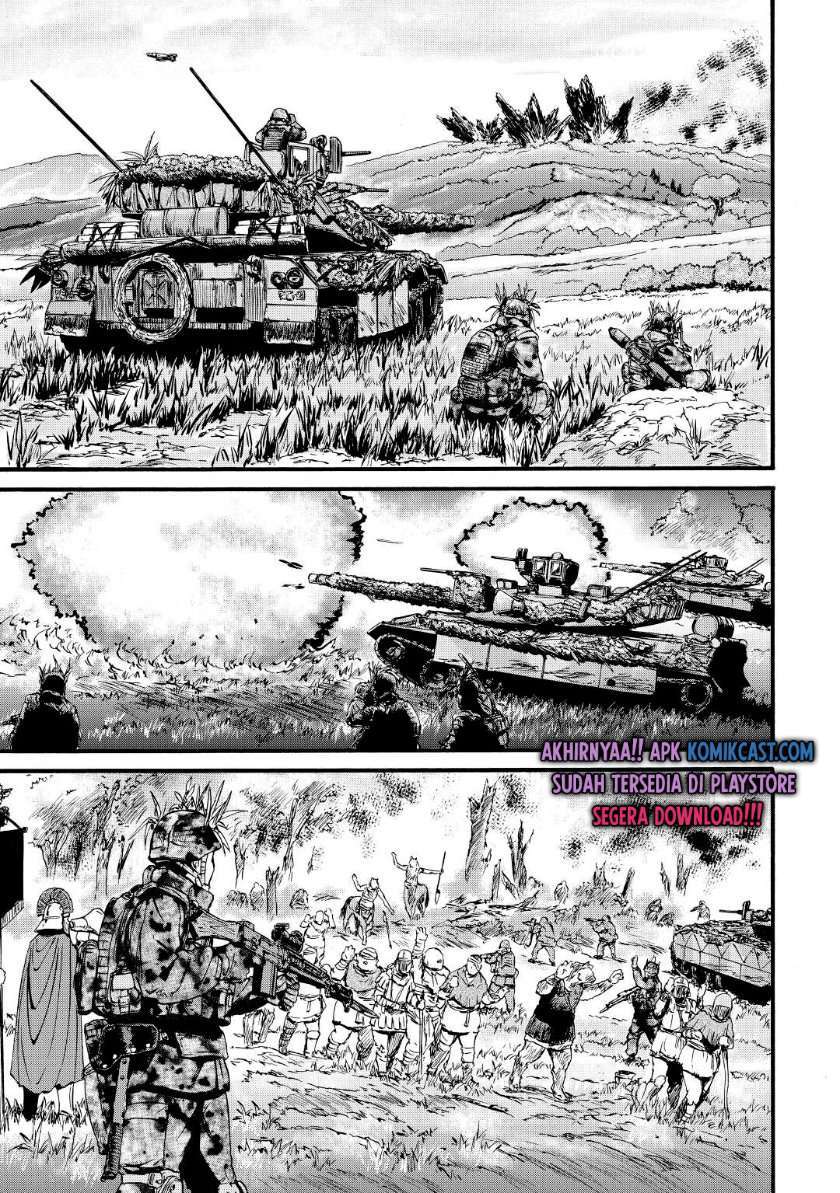 Gate – Jietai Kare no Chi nite Kaku Tatakeri Chapter 103 Gambar 3