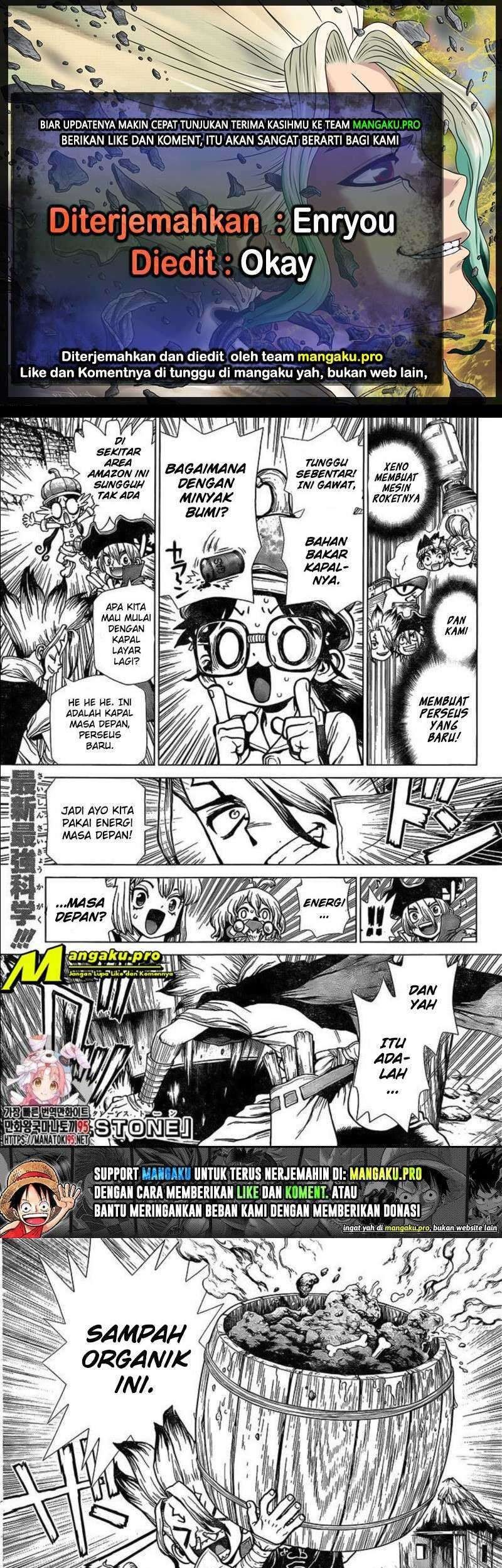 Komik Dr. Stone Chapter 200 gambar nomor 1