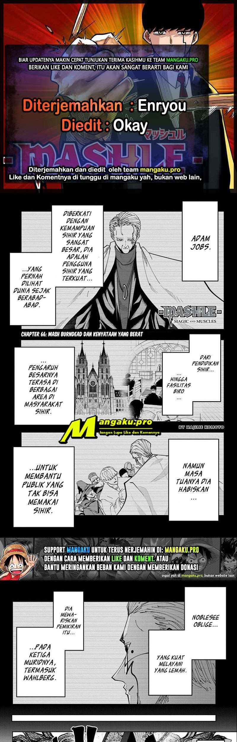 Komik Mashle: Magic and Muscles Chapter 66 gambar nomor 1