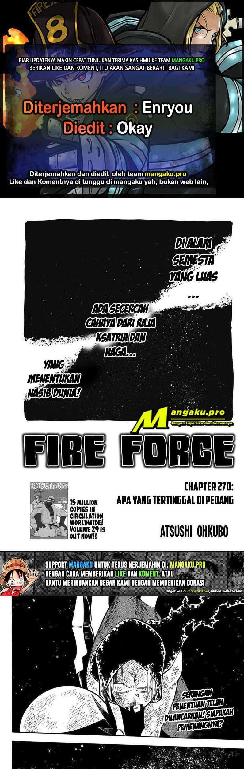 Komik Fire Brigade of Flames Chapter 270 gambar nomor 1