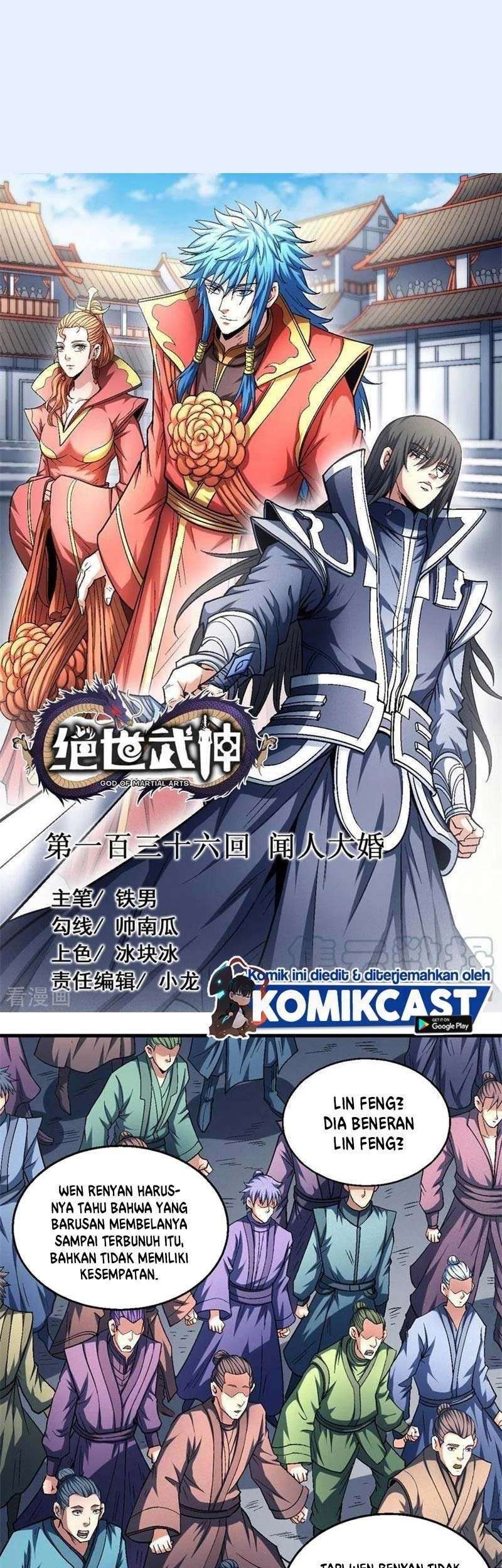 Komik God of Martial Arts Chapter 136.3 gambar nomor 1