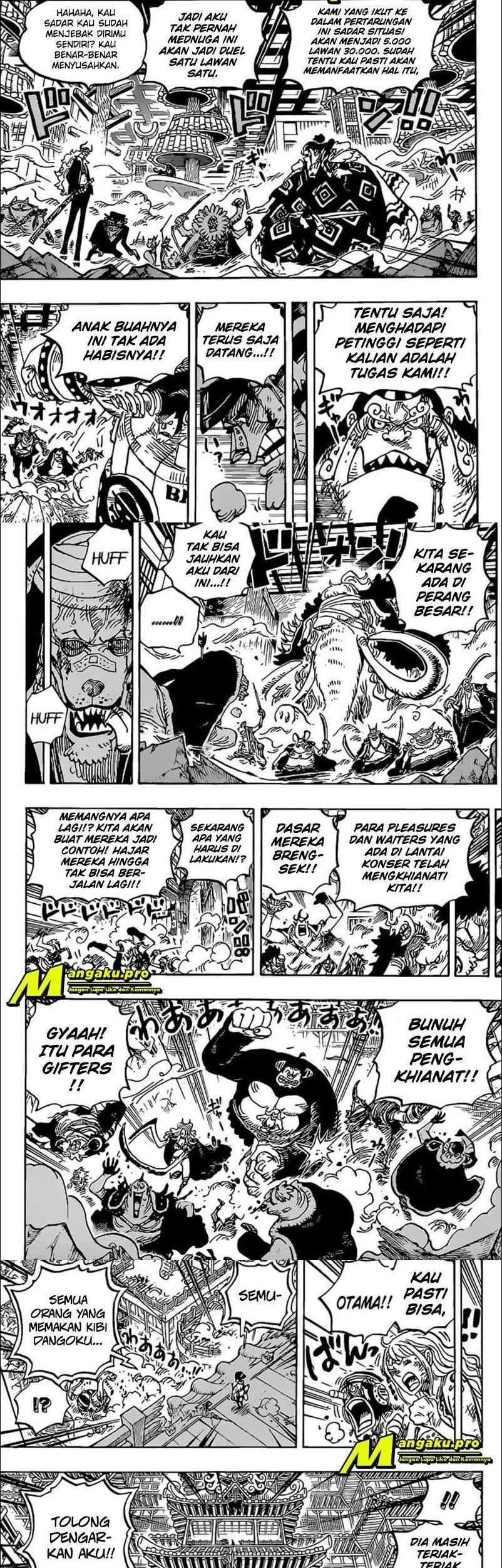 One Piece Chapter 1017 Gambar 3
