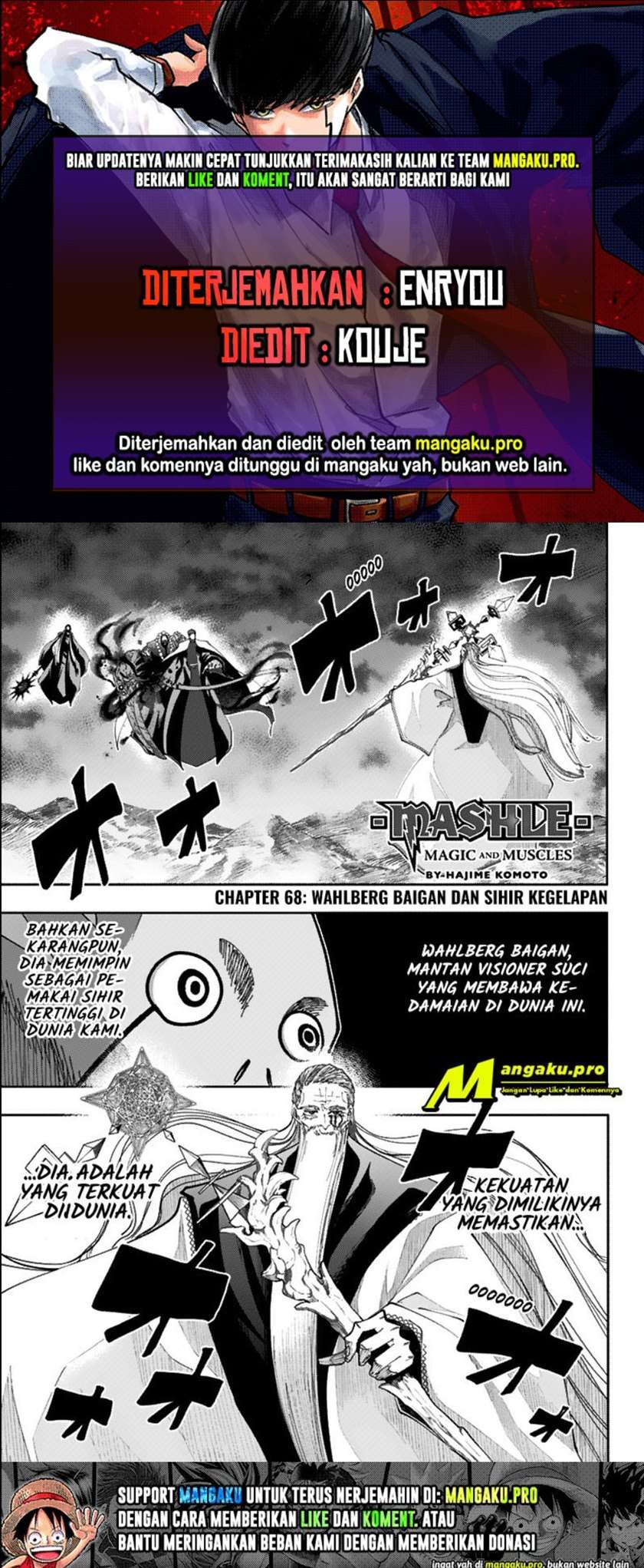 Komik Mashle: Magic and Muscles Chapter 68 gambar nomor 1