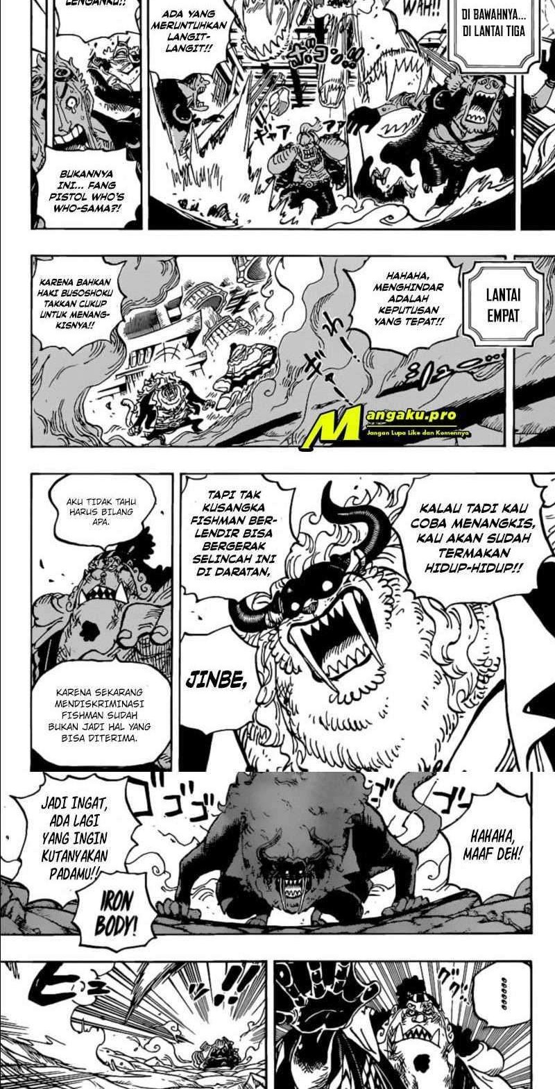 One Piece Chapter 1018 Gambar 4