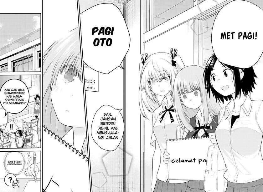 Koe ga dasenai Shoujo wa “Kanojo ga Yasashisugiru” to Omotte iru Chapter 28 Gambar 9