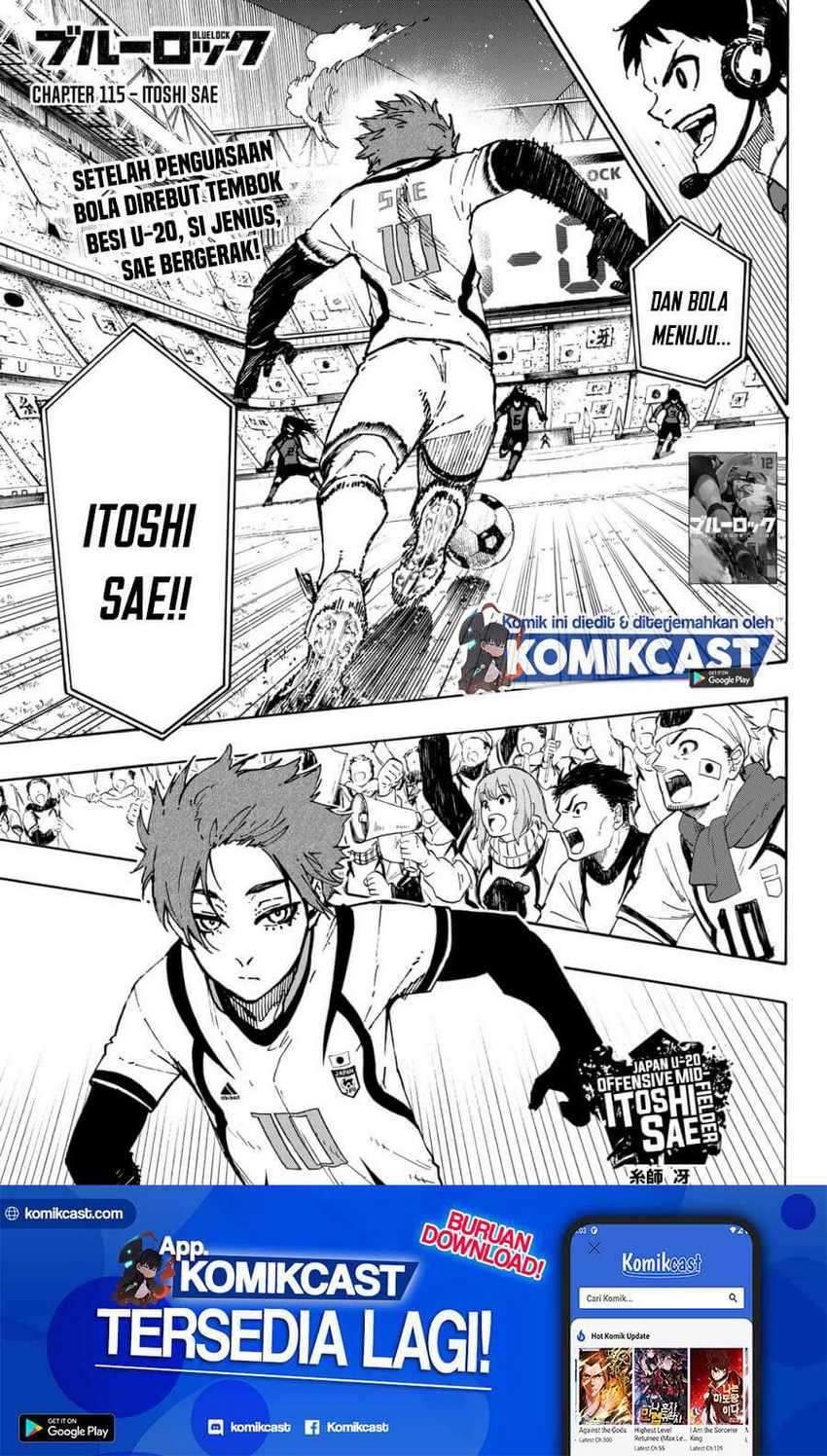 Manga Blue Lock Chapter 115 gambar nomor 2