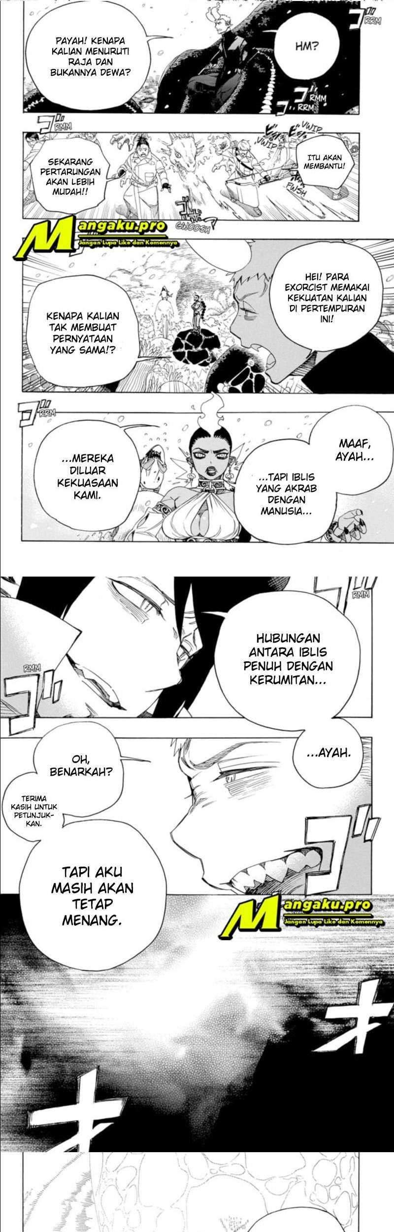 Ao no Exorcist Chapter 132 Gambar 9