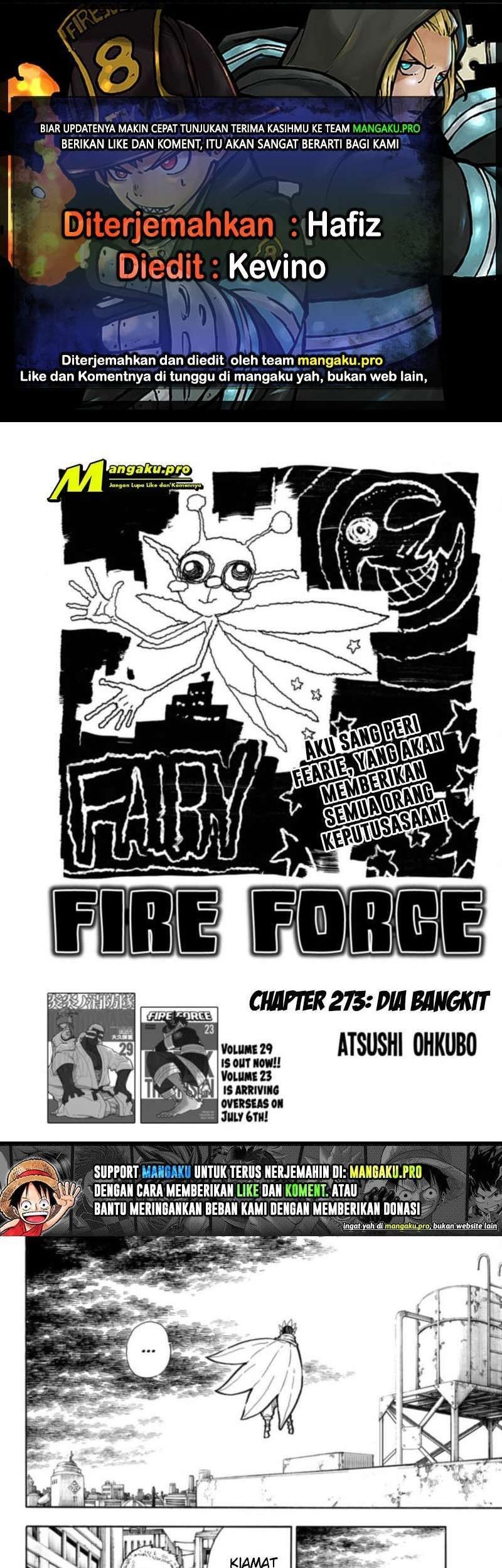 Komik Fire Brigade of Flames Chapter 273 gambar nomor 1