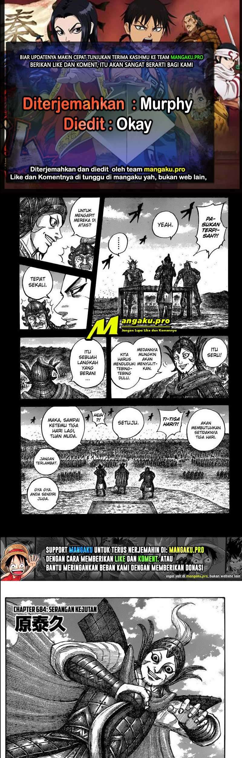 Komik Kingdom Chapter 684 gambar nomor 1