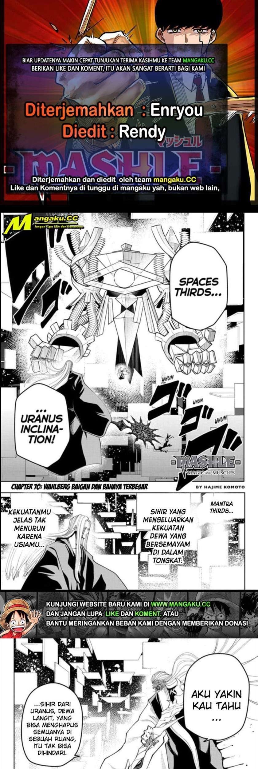 Komik Mashle: Magic and Muscles Chapter 70 gambar nomor 1