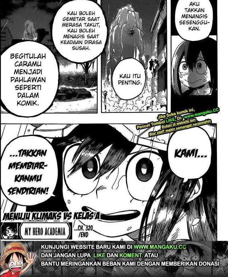 Boku no Hero Academia Chapter 320 Gambar 12