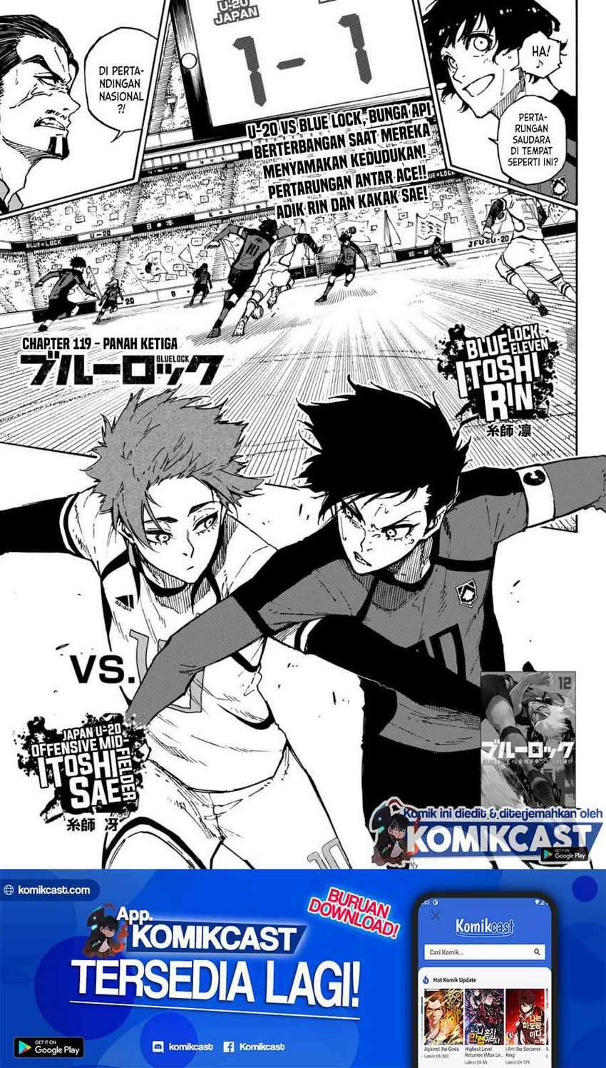 Manga Blue Lock Chapter 119 gambar nomor 2