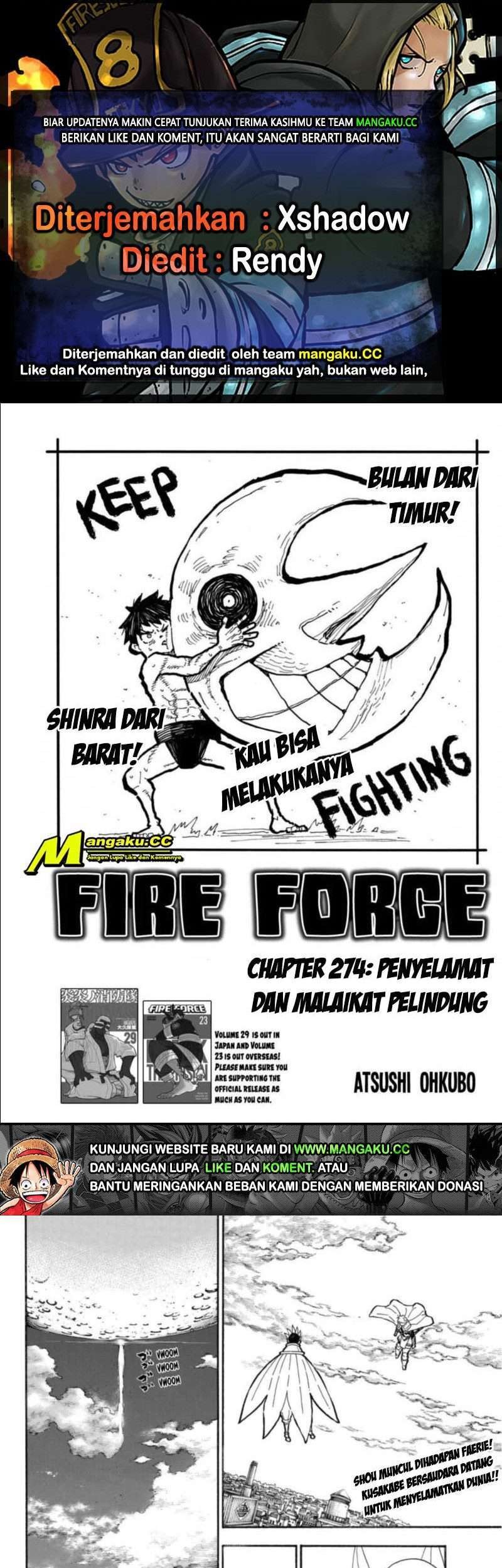 Komik Fire Brigade of Flames Chapter 274 gambar nomor 1