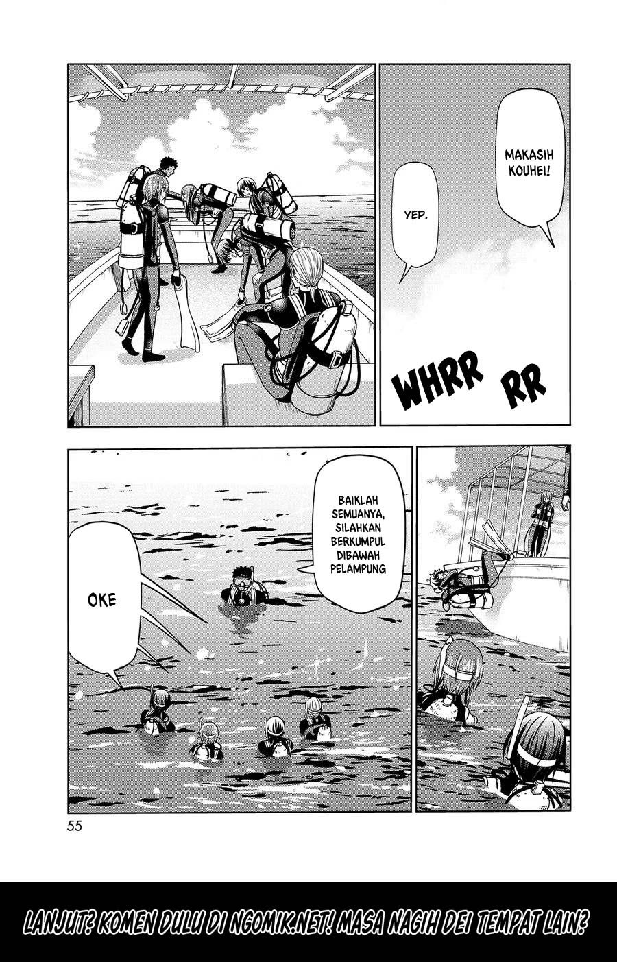 Grand Blue Chapter 68.1 Gambar 18