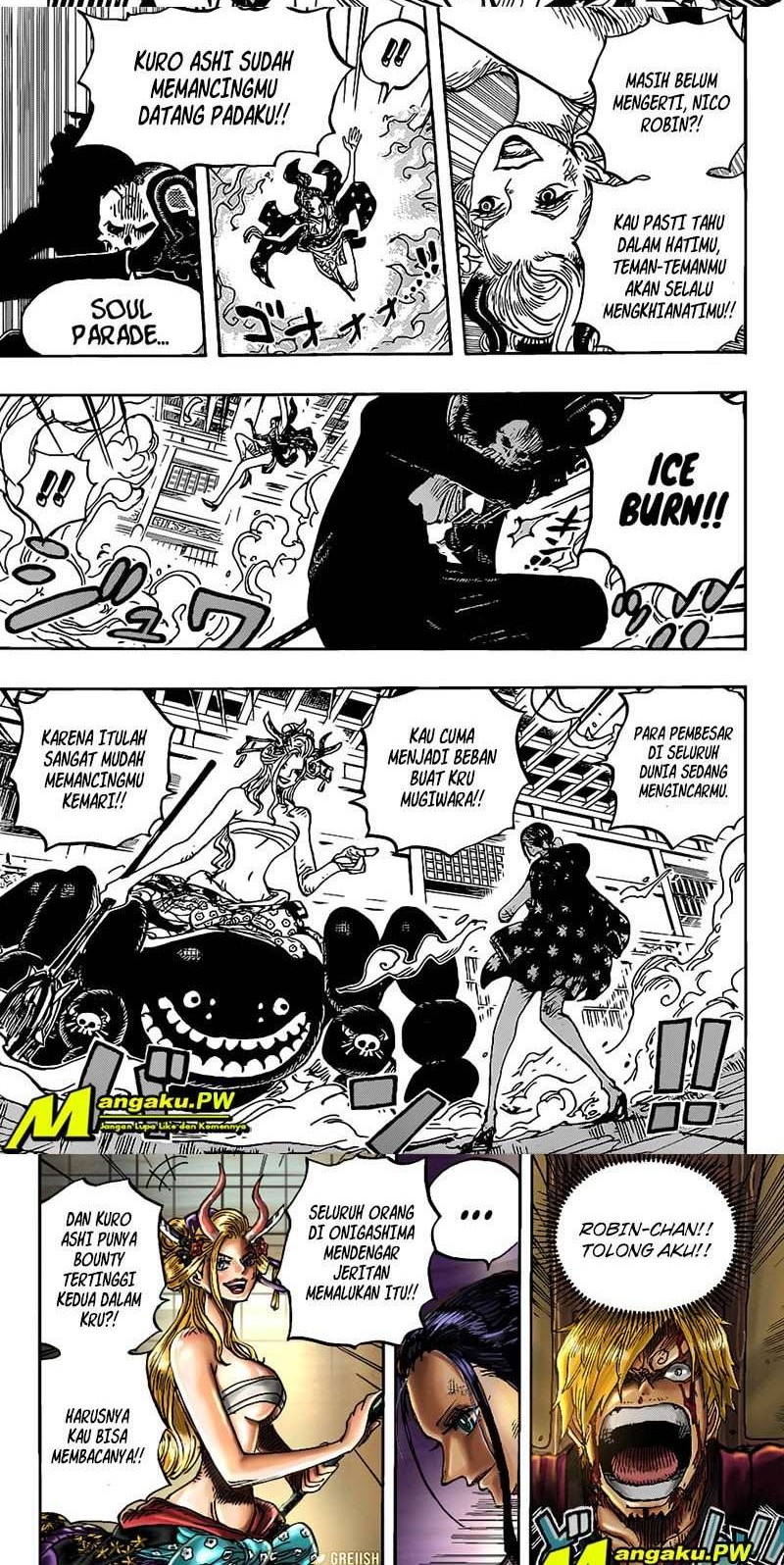 One Piece Chapter 1020 Gambar 8
