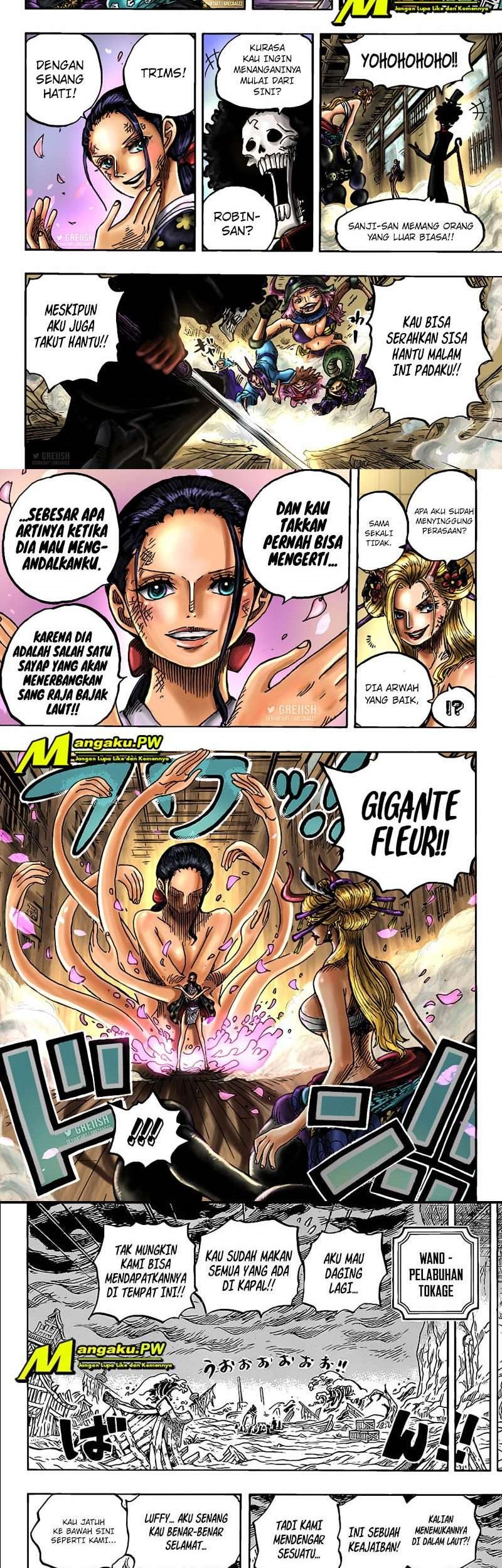One Piece Chapter 1020 Gambar 9